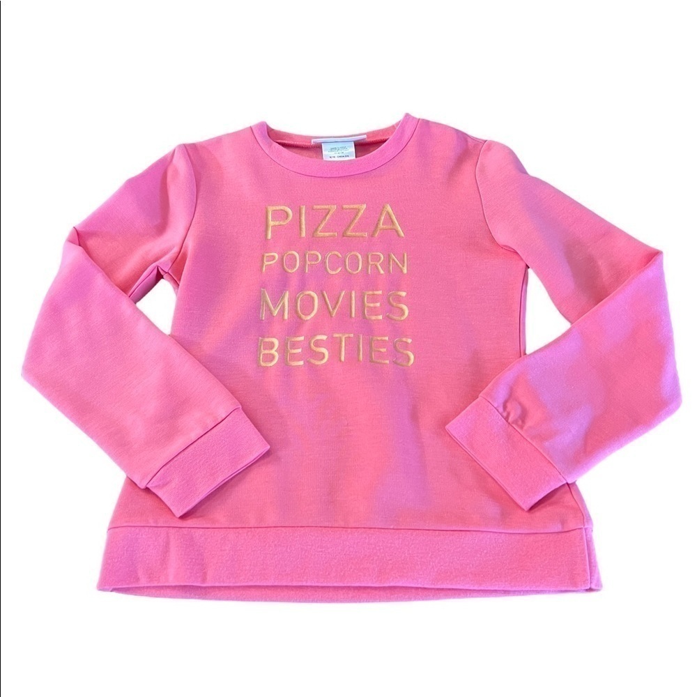 AMERICAN GIRL - GIRLS PEACH SWEATSHIRT SIZE 7/8